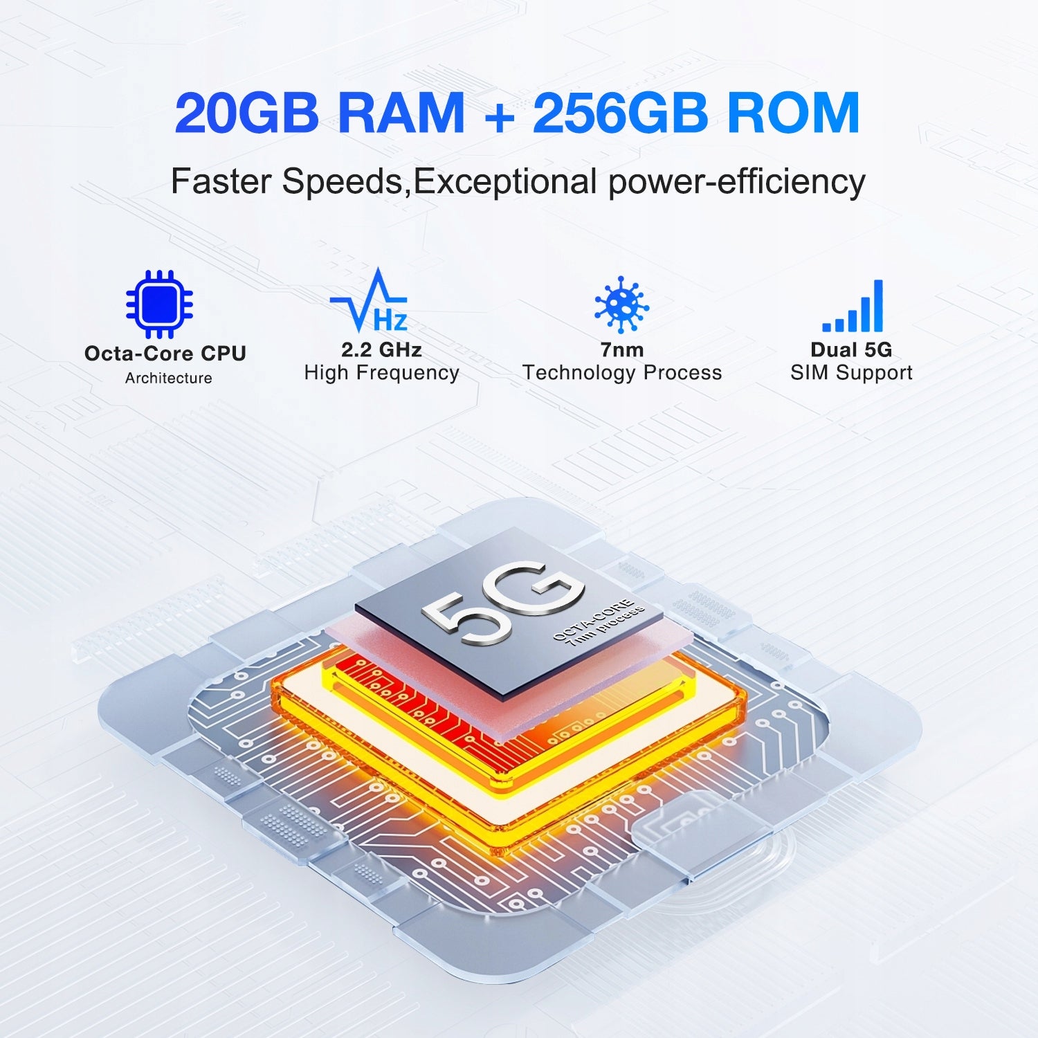 Smartphone DOOGEE V20 Pro 20GB 256GB 6000mAh termowizja NFC DualSIM IP68 4G Manufacturer code V20PRO-Orange