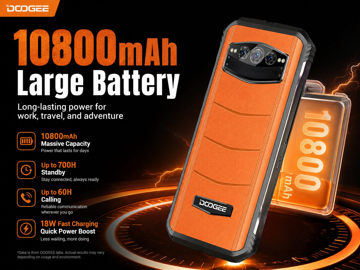 Smartphone DOOGEE V30 8 GB / 256 GB 5G ESIM 5G SIM LTE/10800 mAh/120Hz/GPS Manufacturer code 6924351633424