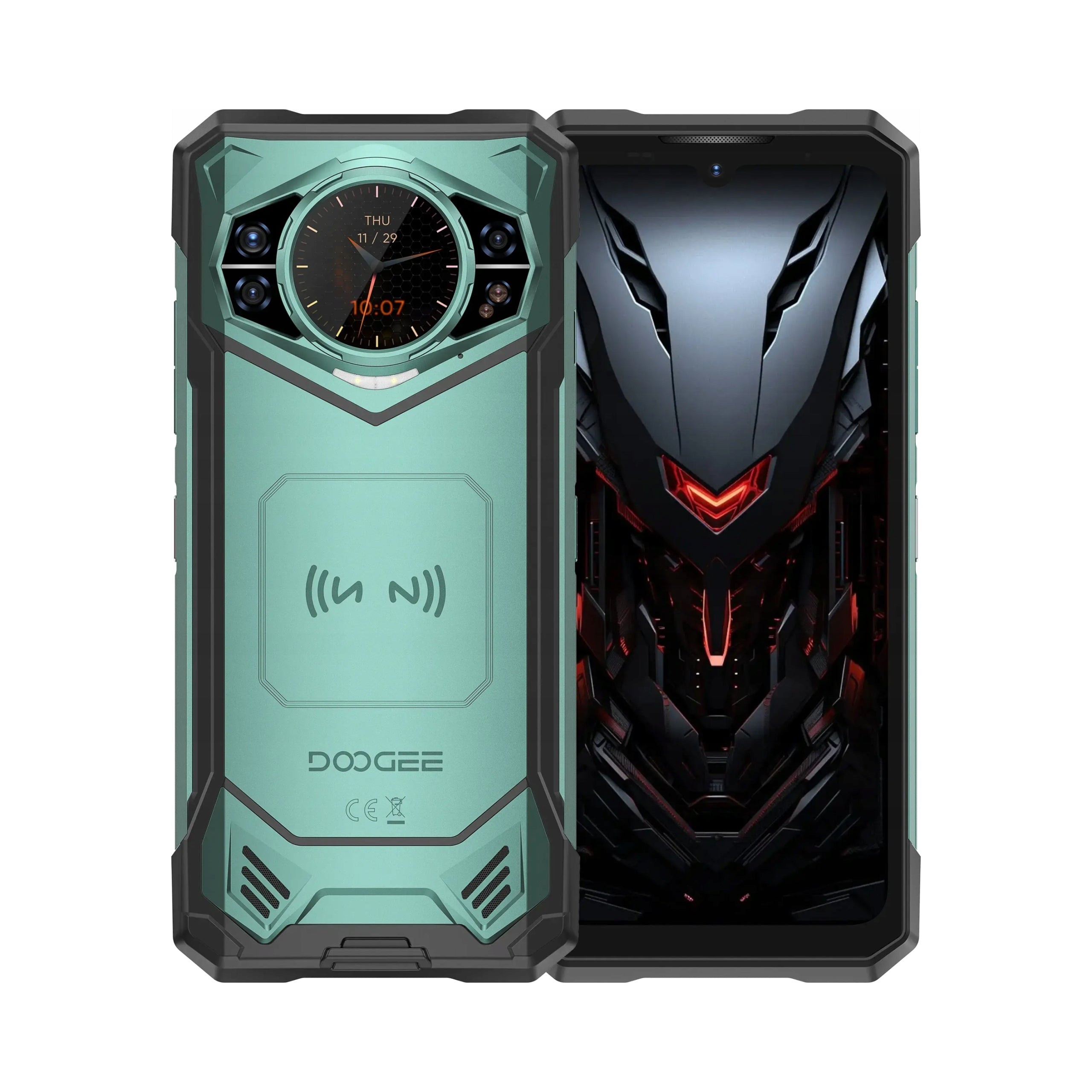 Smartphone DooGee S200X 12 GB / 512 GB 4G (LTE) green