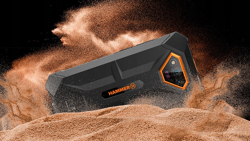 Smartphone Hammer Iron V 6 GB / 64 GB 4G (LTE) orange Headphones included no