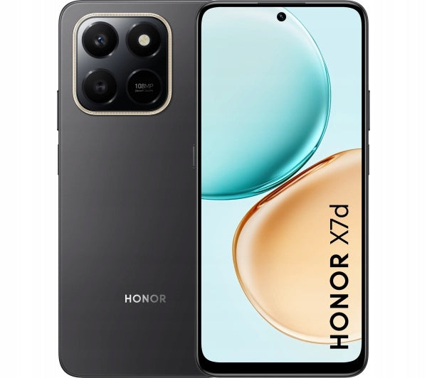 Smartphone Honor X7d 6/128GB 6,77'' 120Hz 108Mpix IP54 Velvet Black