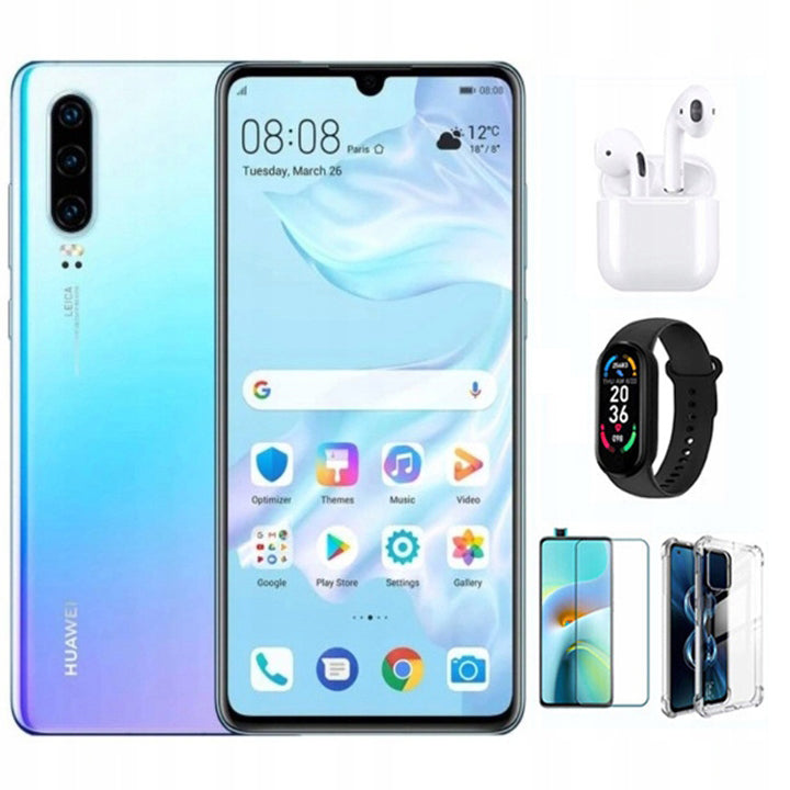 Smartphone Huawei P30 8 GB / 256 GB white