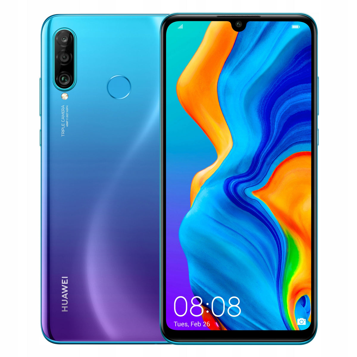 Smartphone Huawei P30 Lite 4 GB / 128 GB blue Built-in memory 128 GB