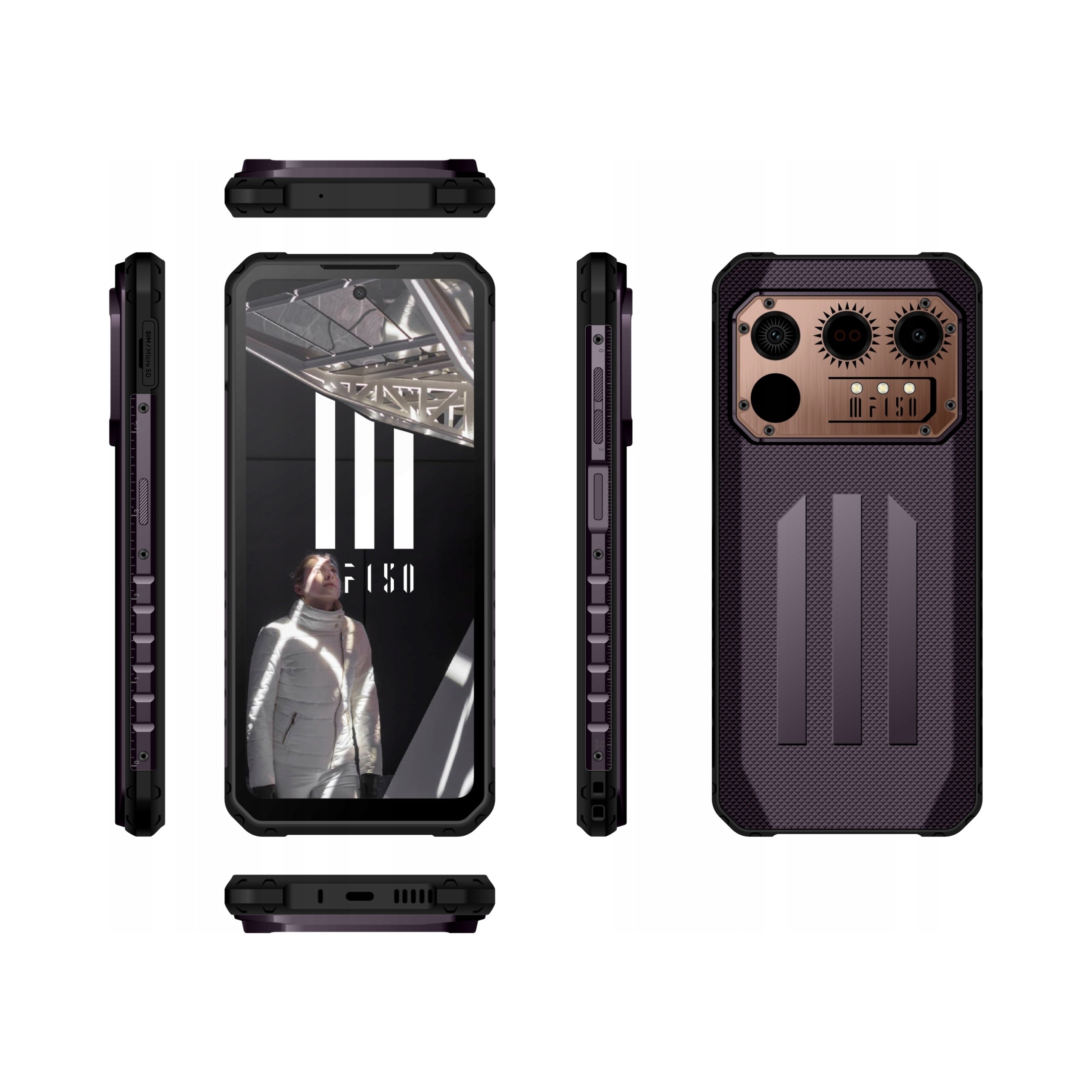 Smartphone IIIF150 Raptor 12 GB / 256 GB 4G (LTE) purple