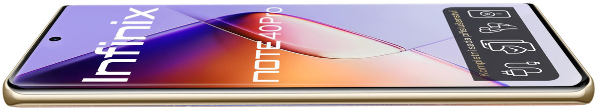 Smartphone Infinix NOTE 40 Pro 12/ 256 GB 4G (LTE) 70W Dual SIM NFC |FV Charger included yes