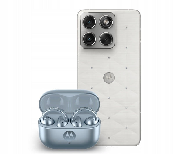 Smartphone Motorola Edge 70 12 GB / 512 GB 5G white SWAROVSKI + MotoBuds Loop Brand Motorola