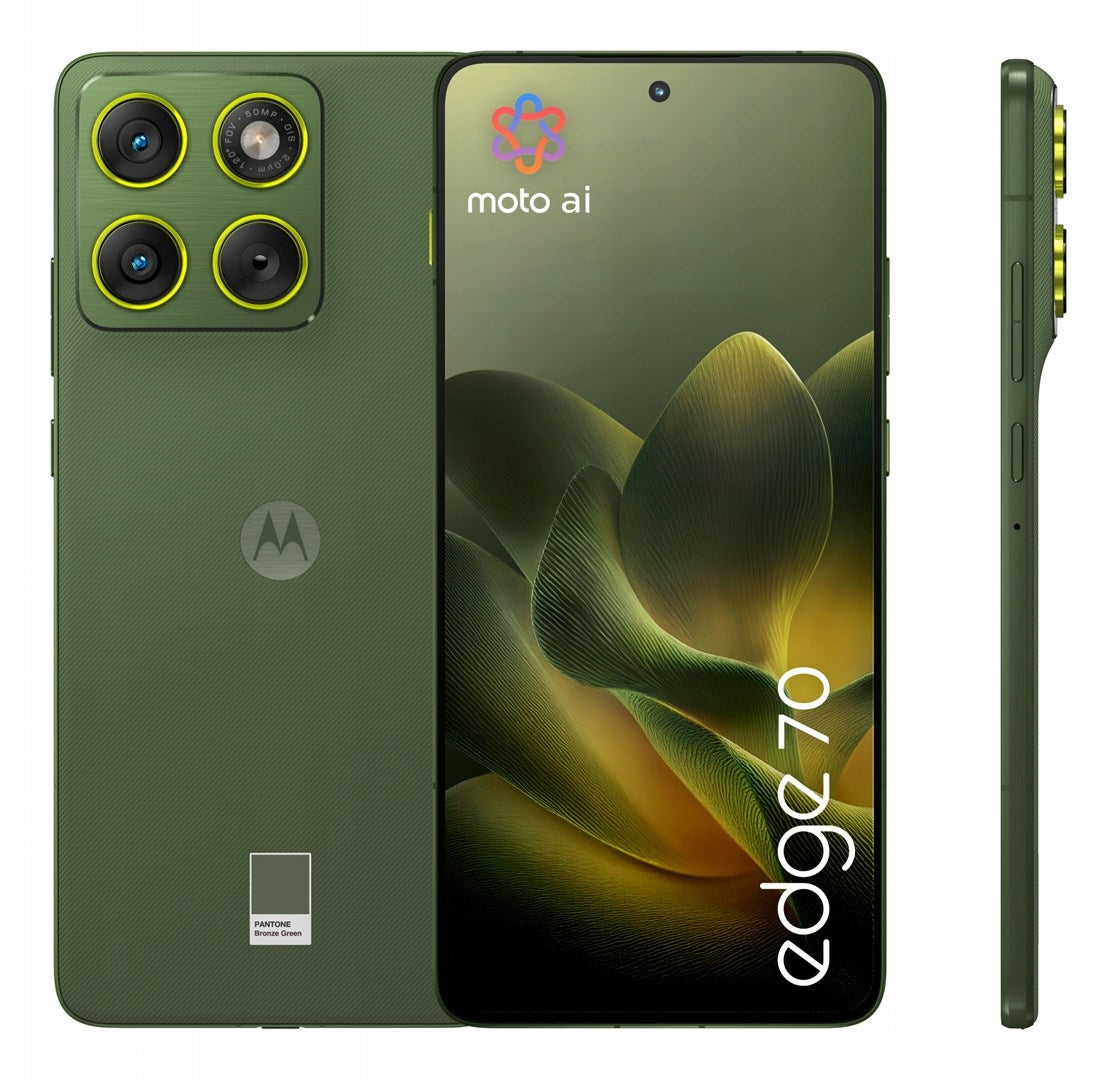 Smartphone Motorola Edge 70 12 GB RAM 512 GB Pantone Bronze Green memory