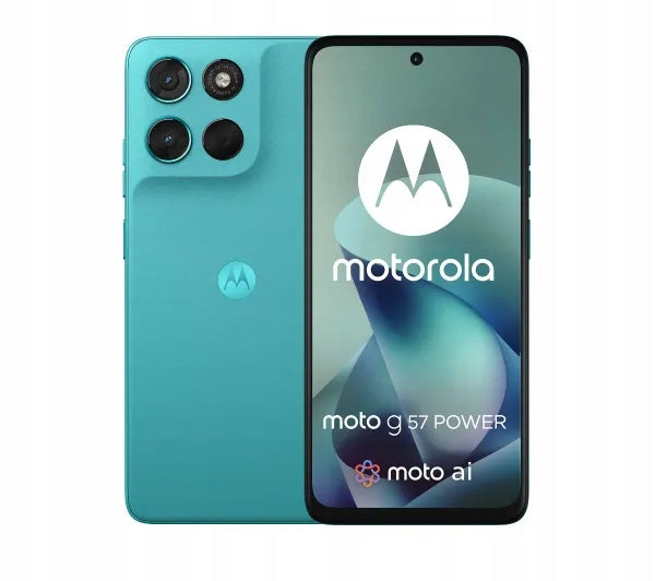 Smartphone Motorola moto g57 Power 5G 12/256GB 120Hz Fluidity Turquoise