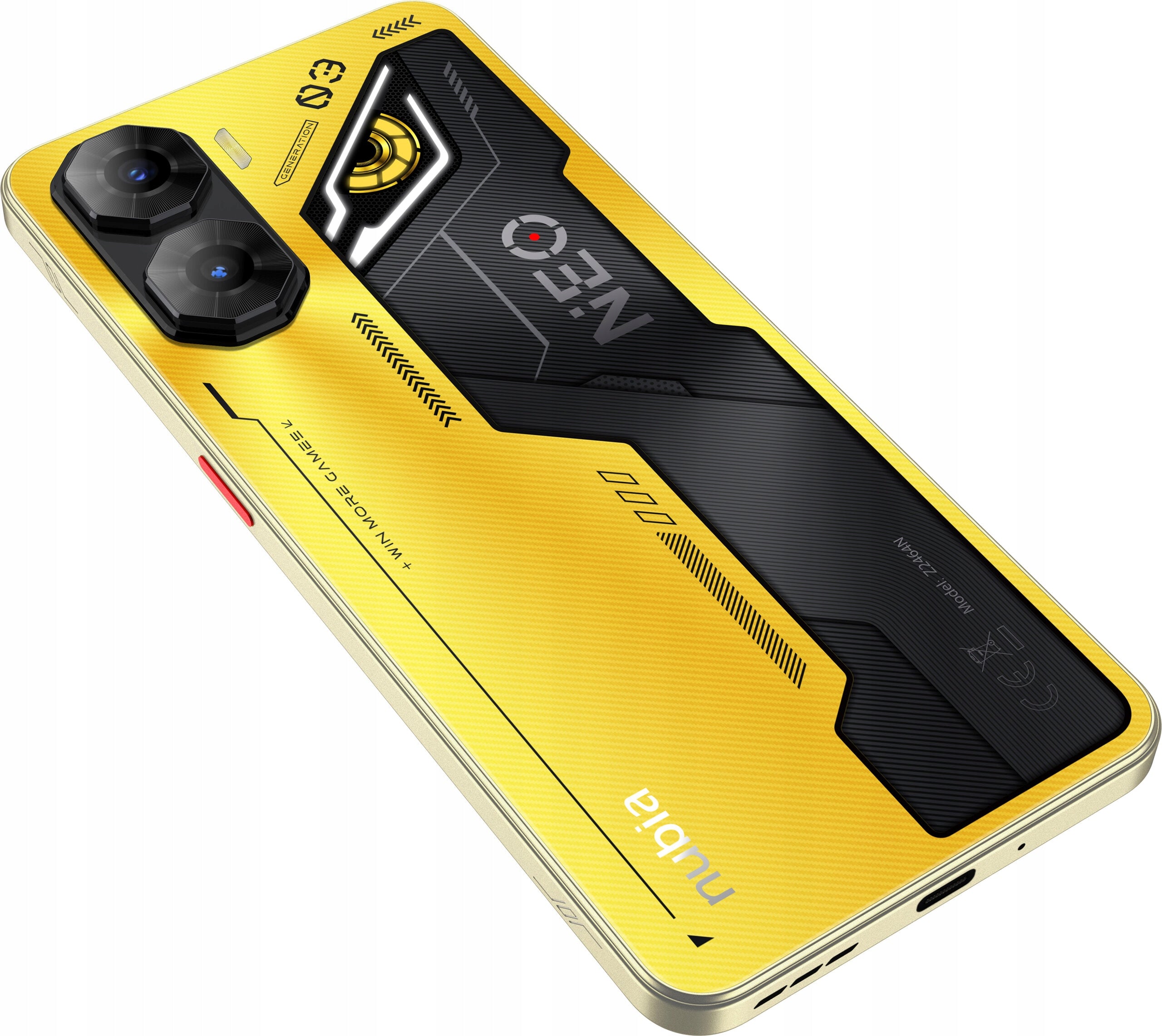 Smartphone NUBIA Neo 3 5G 8/256GB 6.8" 120Hz Gold Built-in memory 256 GB