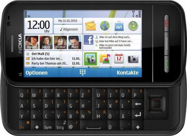 Smartphone Nokia C6 - 00 - černý Brand Nokia