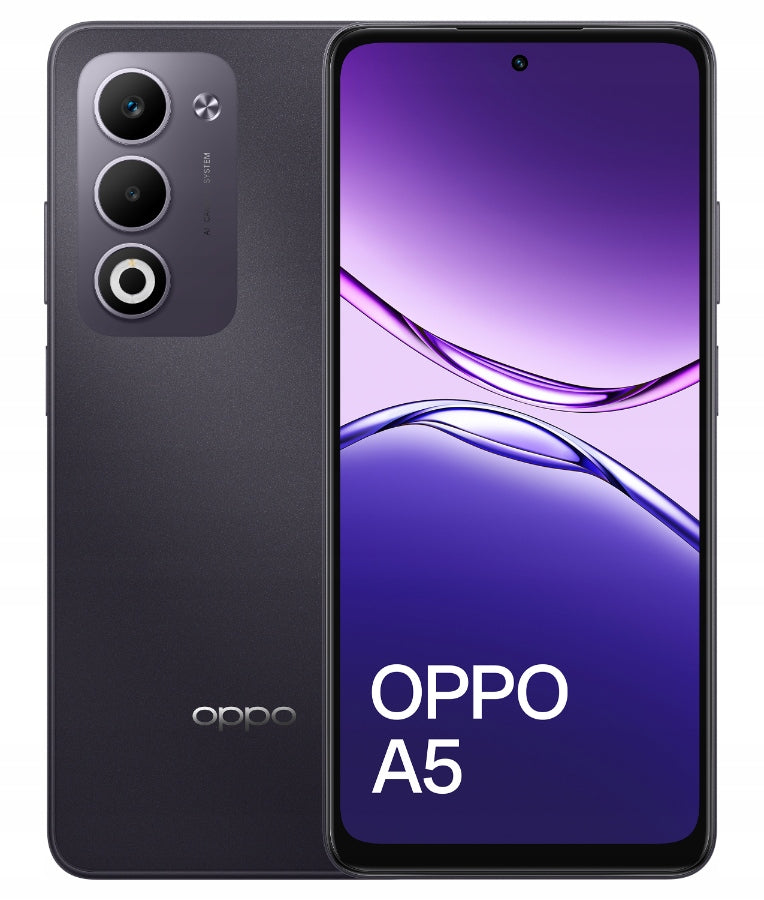 Smartphone OPPO A5 4G Dark purple + Case Charger included no