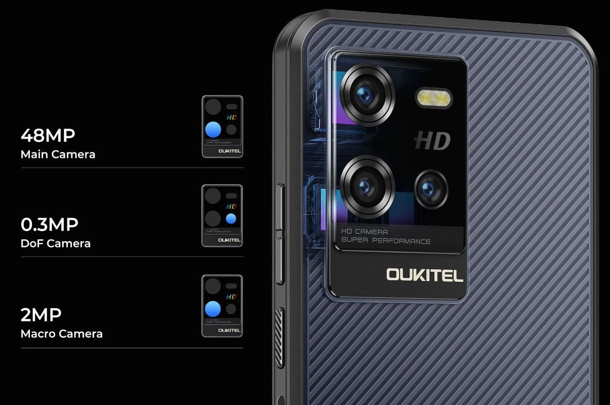 Smartphone OUKITEL WP50 5G 4/256 GB 6.6" blue Built-in memory 256 GB