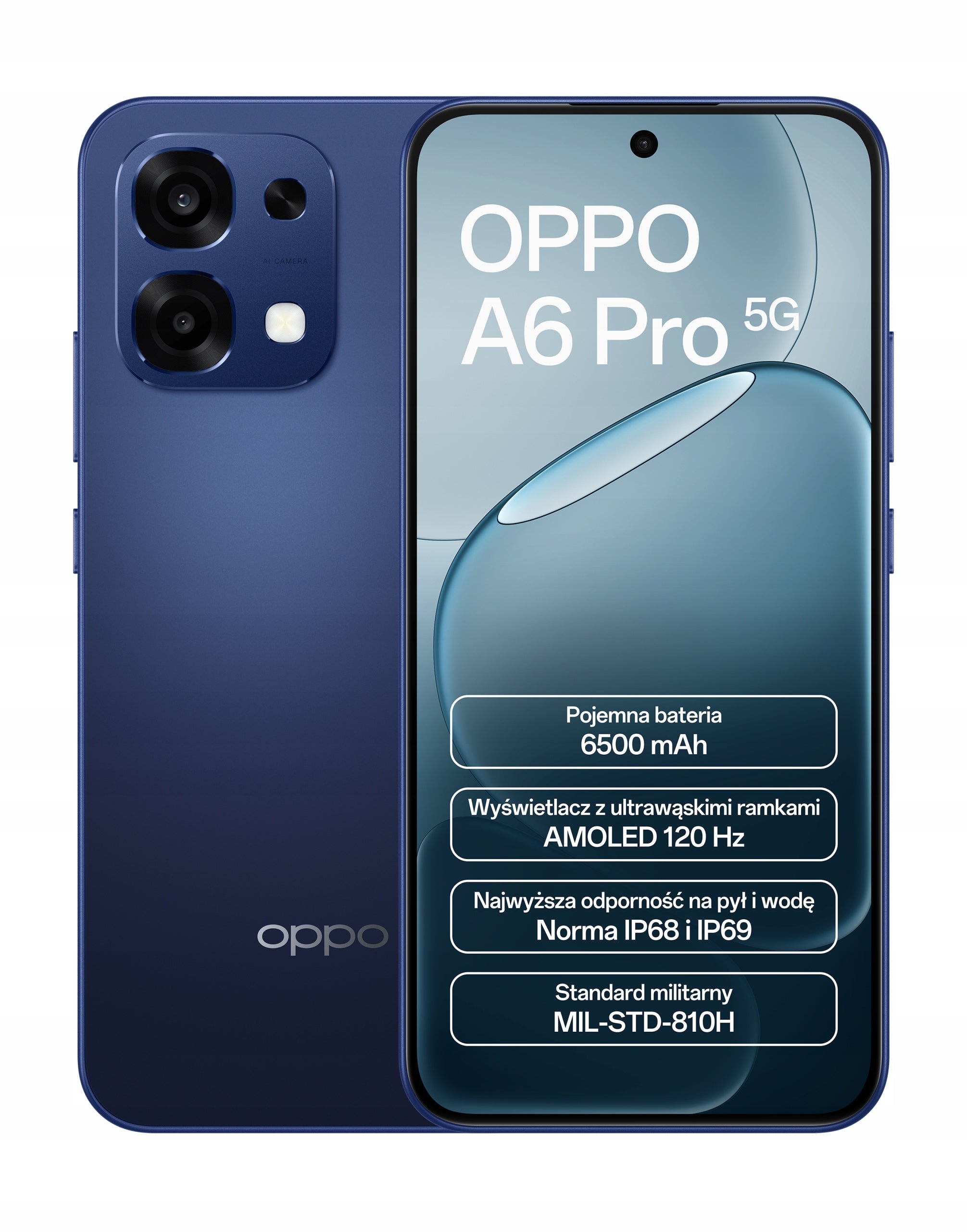Smartphone Oppo A6 Pro 8 GB / 256 GB 5G blue
