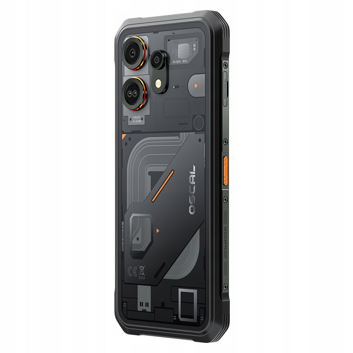 Smartphone Oscal Marine 3 8 GB / 128 GB 4G (LTE) black Brand Oscal