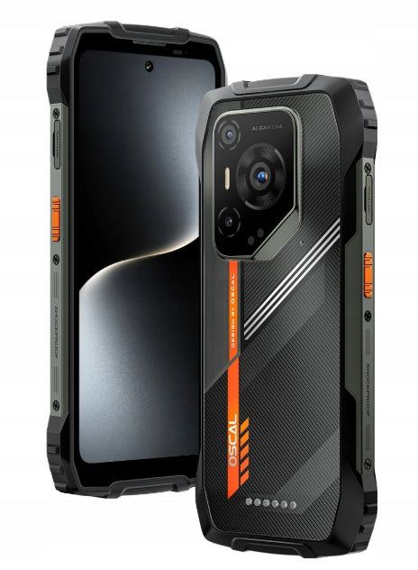 Smartphone Oscal Pilot 3 12 GB / 256 GB 5G black Charger included no