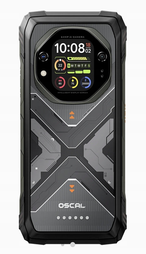Smartphone Oscal Tank 1 16 GB / 512 GB 5G orange Manufacturer code Smartfon OSCAL TANK 1 (16/512) pomarańczowy