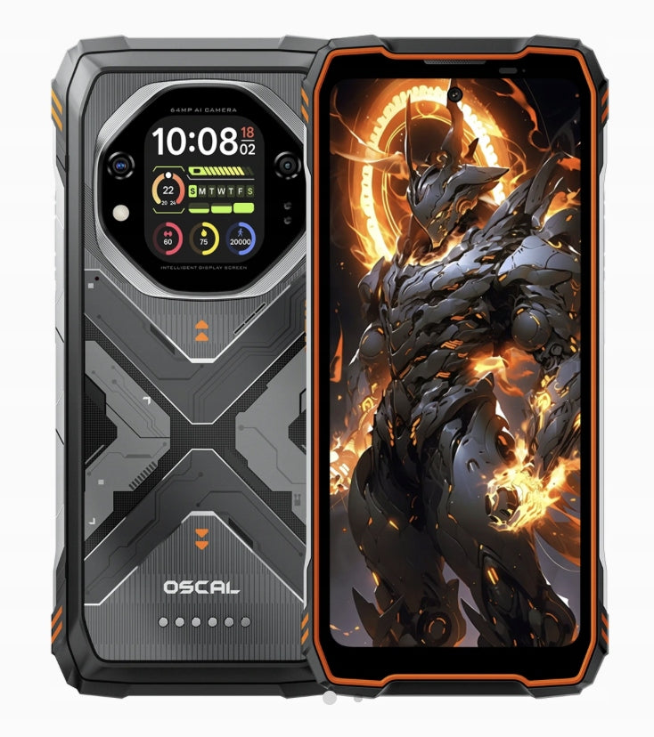 Smartphone Oscal Tank 1 16 GB / 512 GB 5G orange