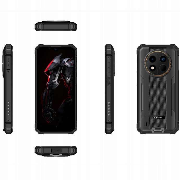 Smartphone Oukitel WP28S 4/128 10600mAh DS black Headphones included no