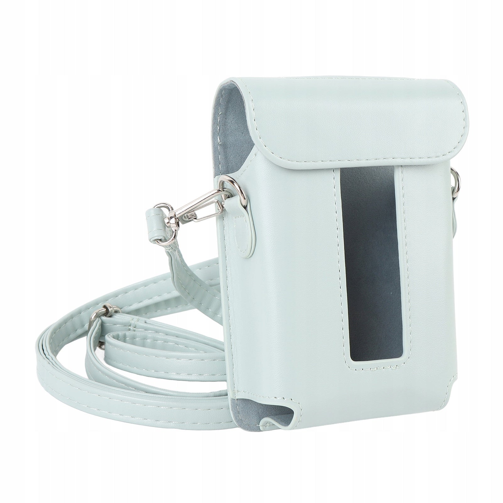 Smartphone Printer Case with Shoulder Strap PU Retro Stylish Resistant 8T Brand no brand