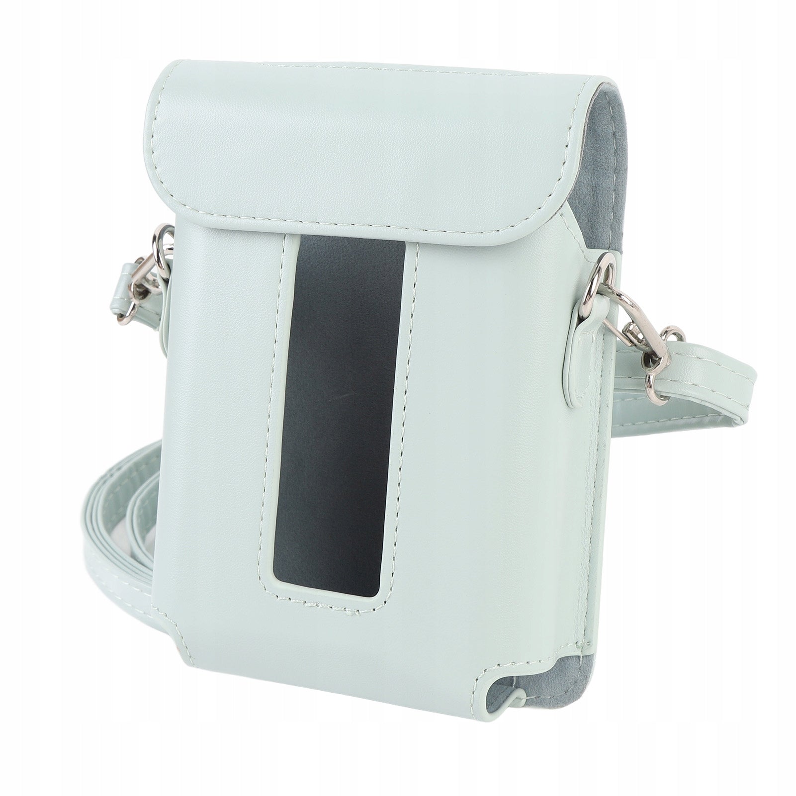 Smartphone Printer Case with Shoulder Strap PU Retro Stylish Resistant 8T Model 4096ZZXV