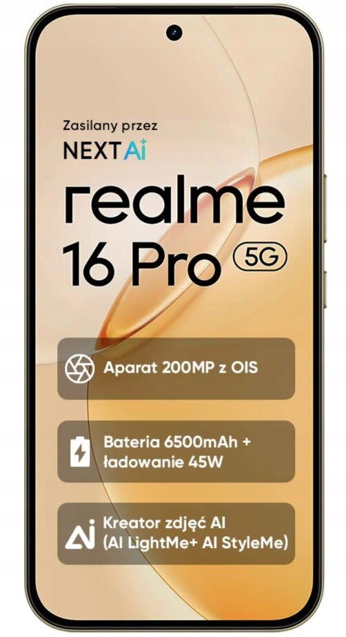 Smartphone Realme 16 Pro 8 GB / 256 GB 5G Master Gold
