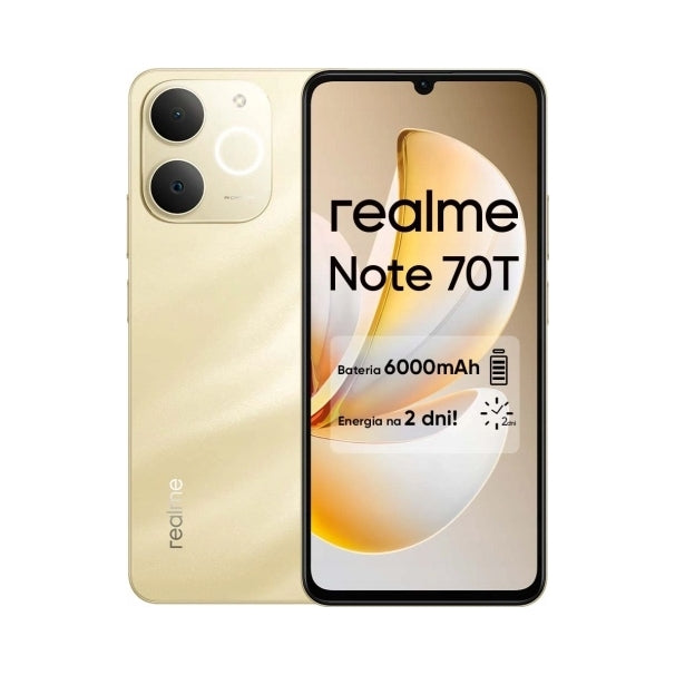 Smartphone Realme Note 70T 4 GB / 128 GB 4G (LTE) zlatý