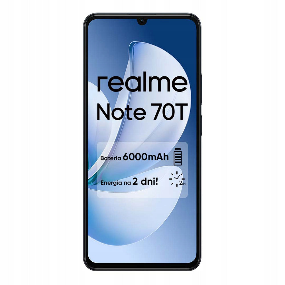Smartphone Realme Note 70T 4 GB / 64 GB 4G (LTE) black Charger included yes