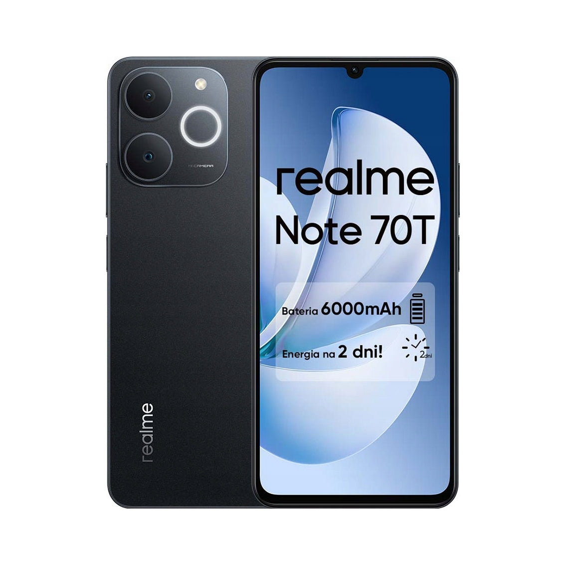 Smartphone Realme Note 70T 4 GB / 64 GB 4G (LTE) black