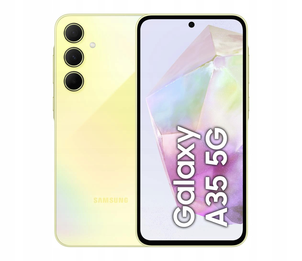 Smartphone Samsung Galaxy A35 8/256 GB Capacity 5G LTE Awesome Lemon Yellow Brand Samsung