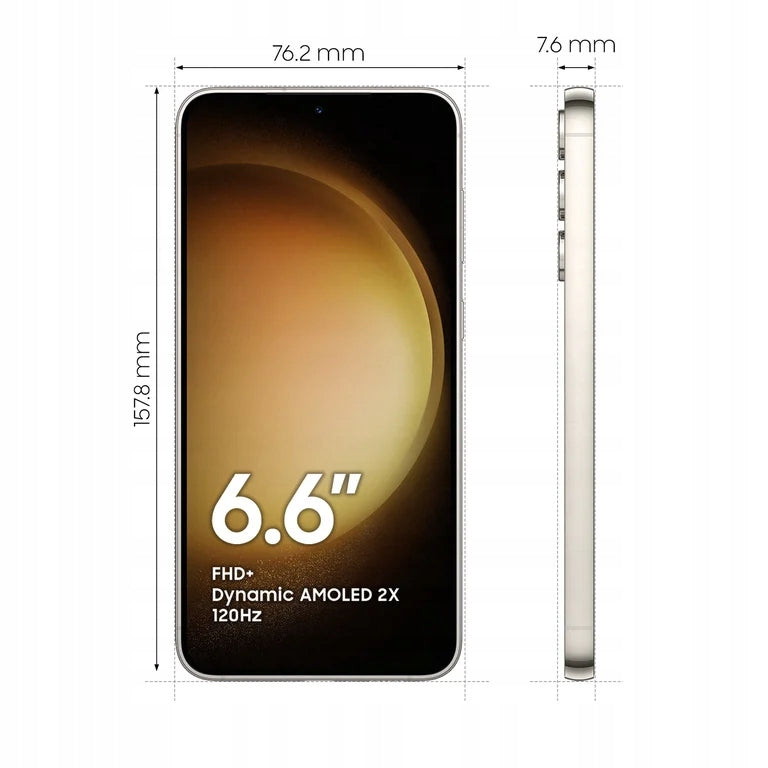 Smartphone Samsung Galaxy S23 Plus 8 GB / 512 GB 5G beige Built-in memory 512 GB