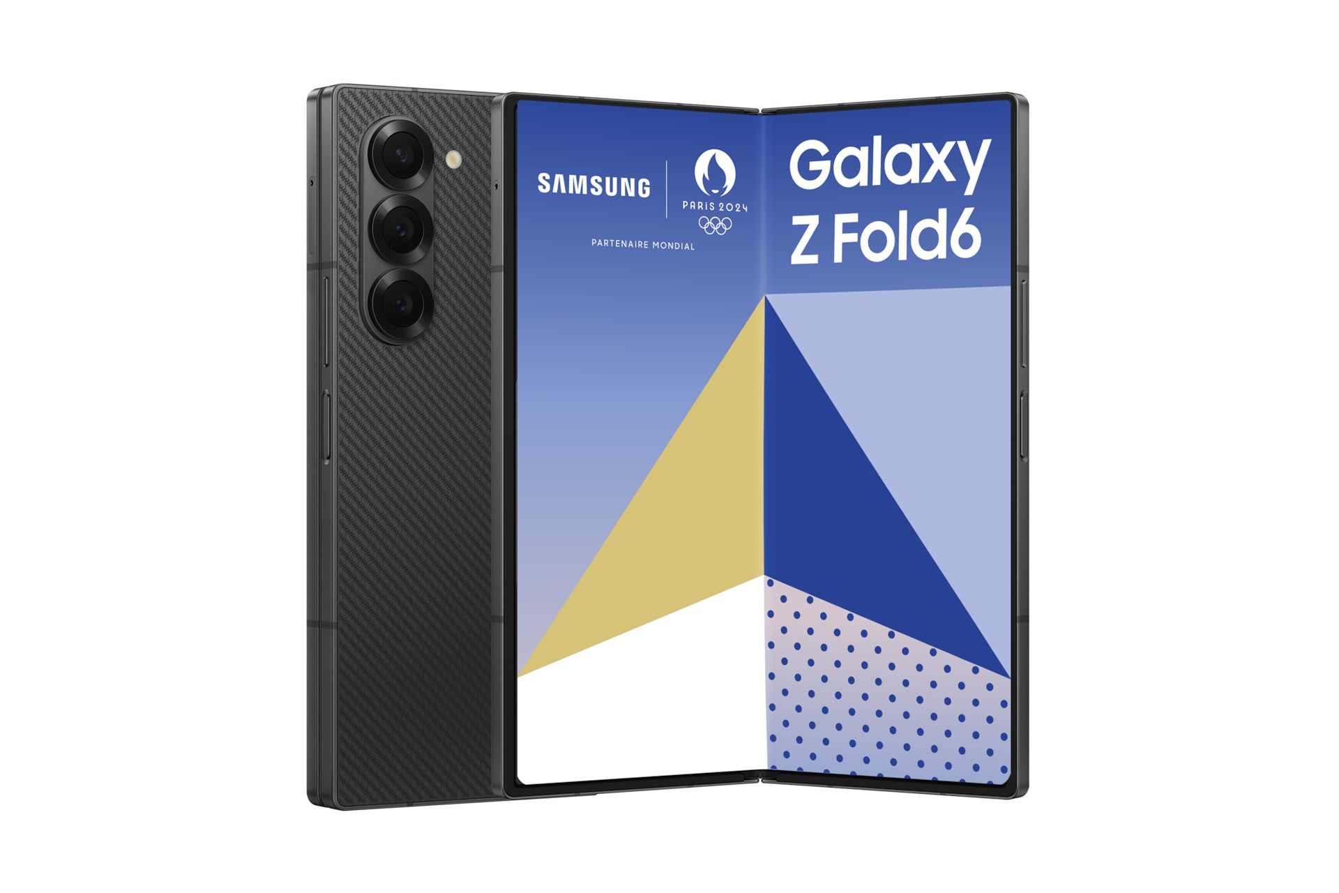 Smartphone Samsung Galaxy Z Fold6 5G F956 12/1TB Black Crafted New Seal Charger included no