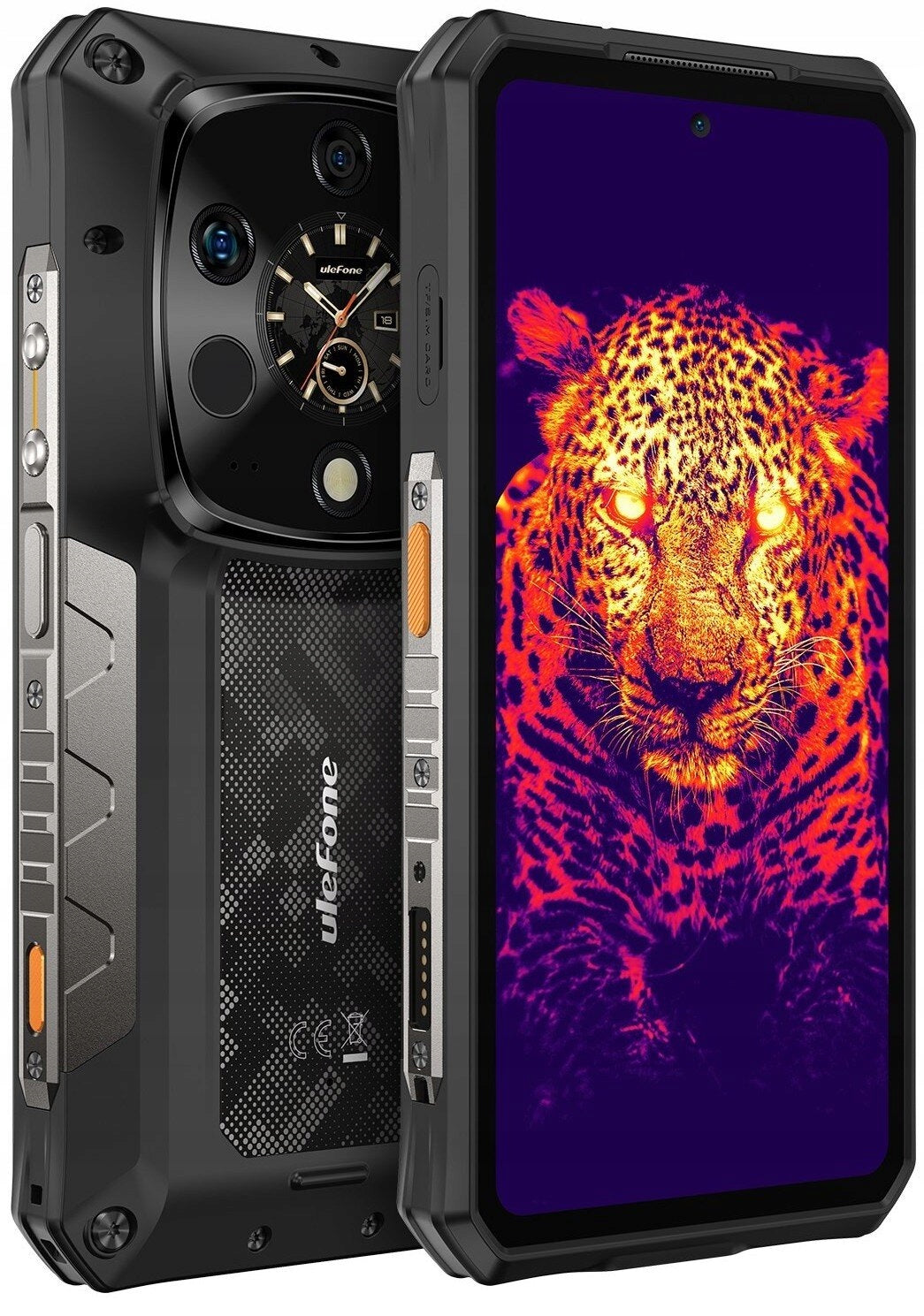 Smartphone ULEFONE Armor 28 Ultra Thermal 5G 16/1000GB 6.67'' 120Hz Black Battery type lithium-polymer