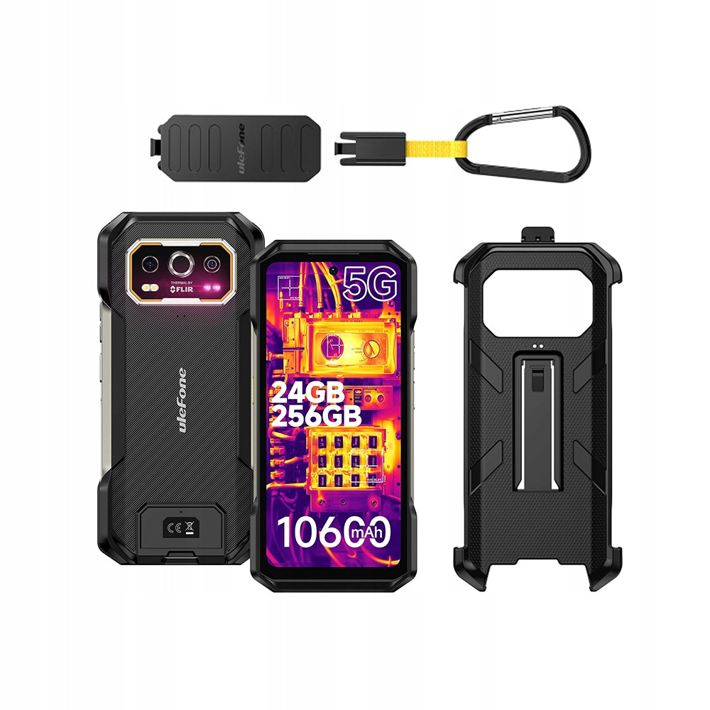 Smartphone Ulefone Armor 27T PRO Plus 24(12+12) GB / 256 GB 5G black + CASE