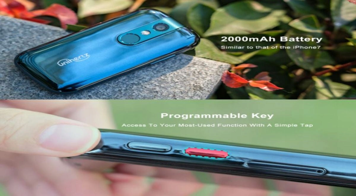 Smartphone Unihertz Jelly 2 6 GB / 128 GB 4G (LTE) green Built-in memory 128 GB