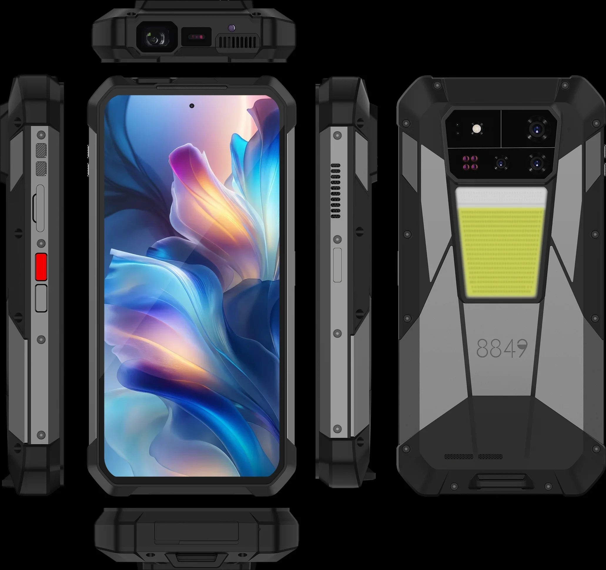 Smartphone Unihertz Tank 4 Pro 16 GB / 512 GB 5G Black