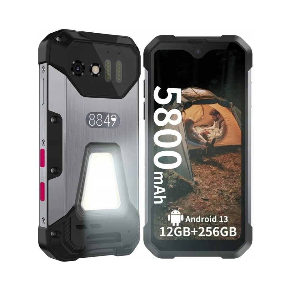 Smartphone Unihertz Tank Mini 8 GB / 256 GB Dual SIM IP68 4G (LTE) black