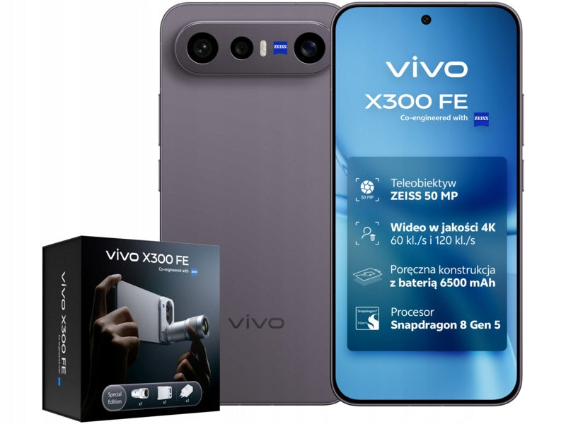 Smartphone VIVO X300 FE 5G 12/512GB 6.31 120Hz Black + Photo Kit
