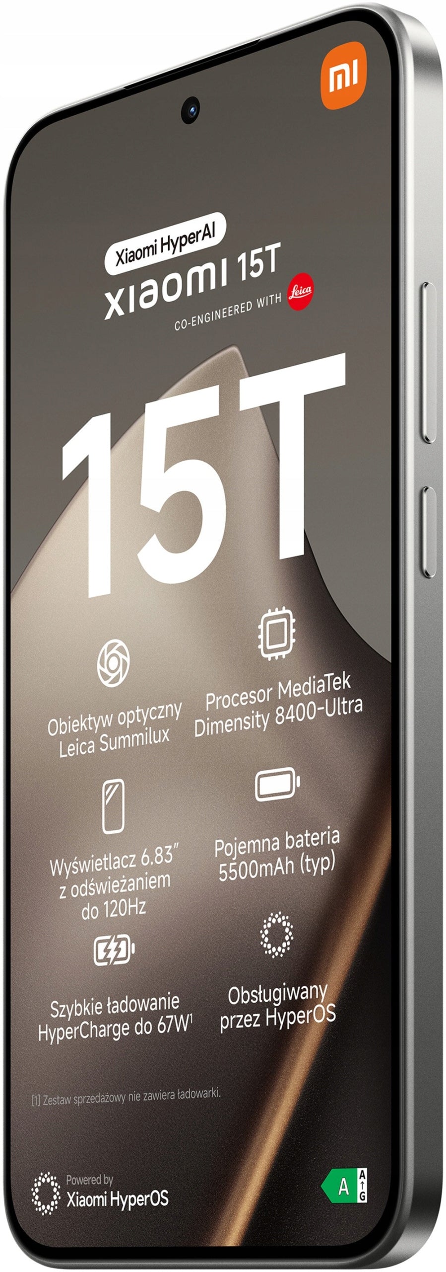 Smartphone Xiaomi 15T 12/256GB Brand Xiaomi