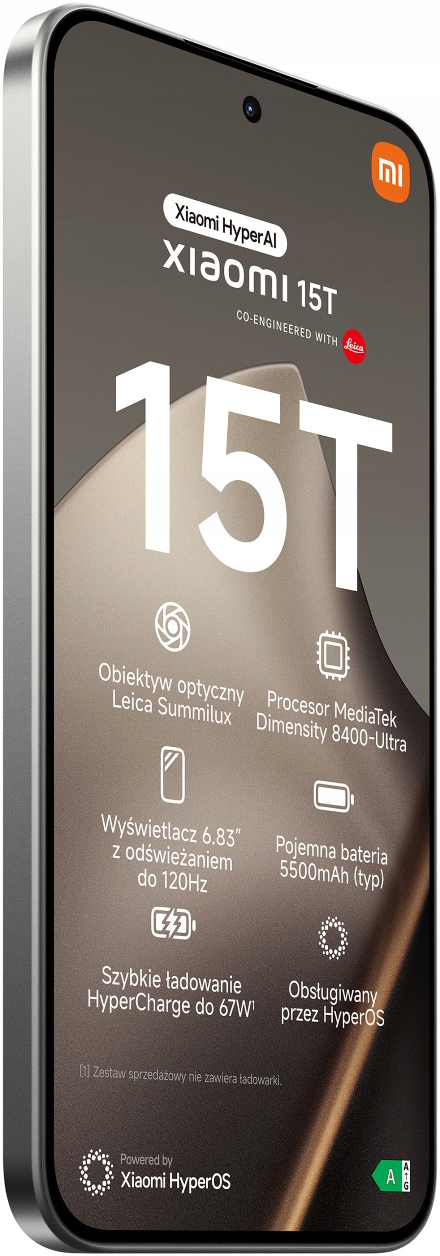 Smartphone Xiaomi 15T 12/256GB