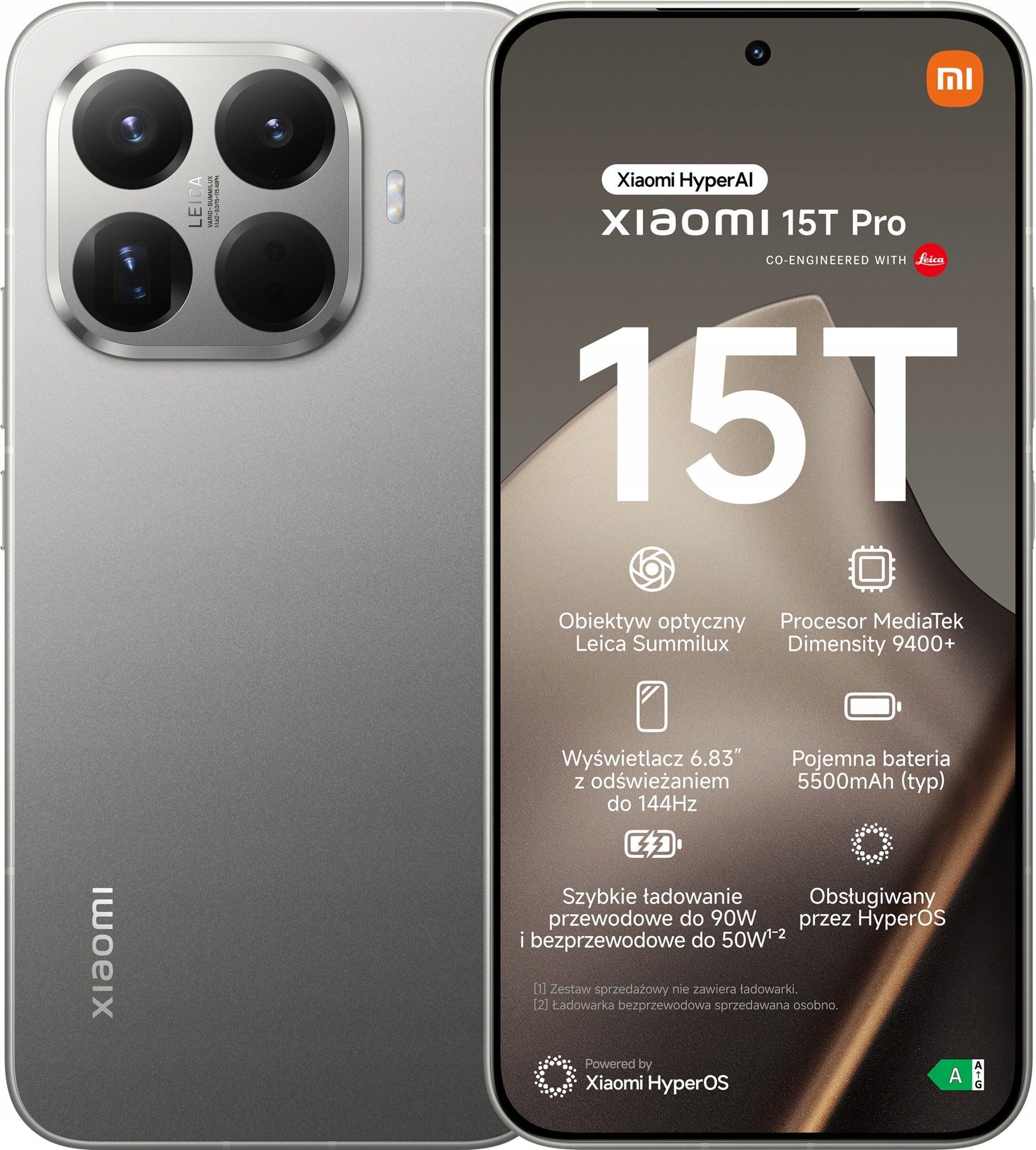 Smartphone Xiaomi 15T Pro 12/256GB