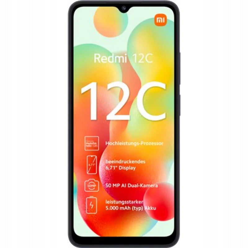 Smartphone Xiaomi Redmi 12C 4 GB / 128 GB 4G (LTE) grey RAM 4 GB