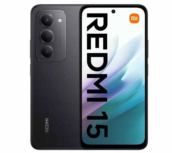 Smartphone Xiaomi Redmi 15 6/128GB 6,9'' 144Hz 50Mpix Midnight Black
