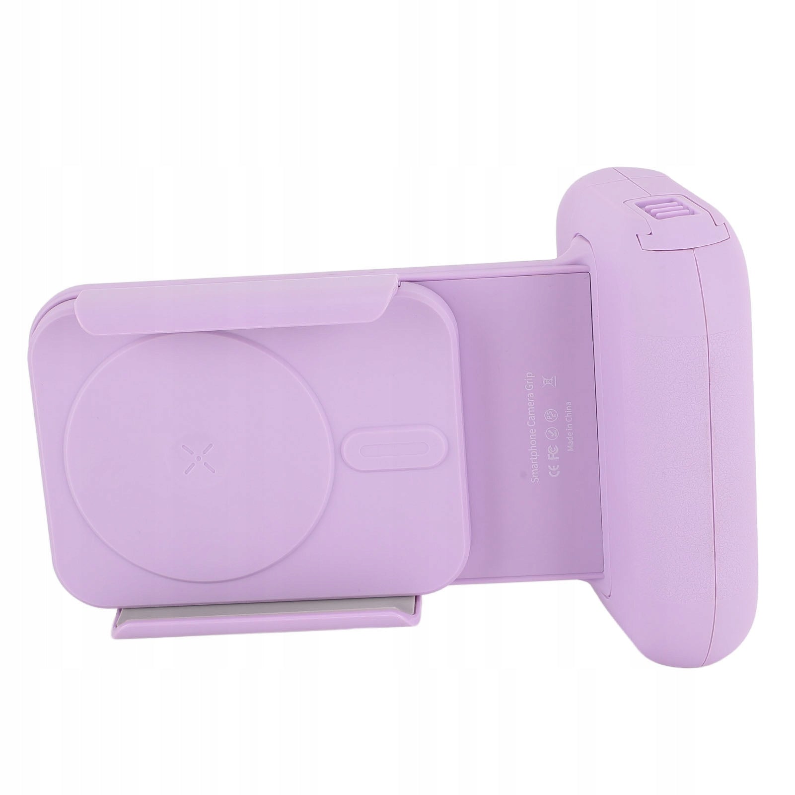 Smartphone holder, wireless remote control with rechargeable battery