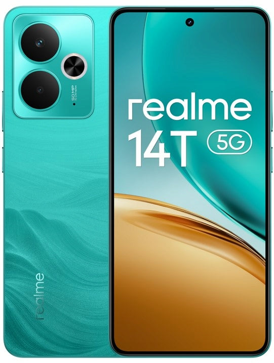 Smartphone realme 14T 5G 8/256GB 6,67" 120Hz AMOLED Green