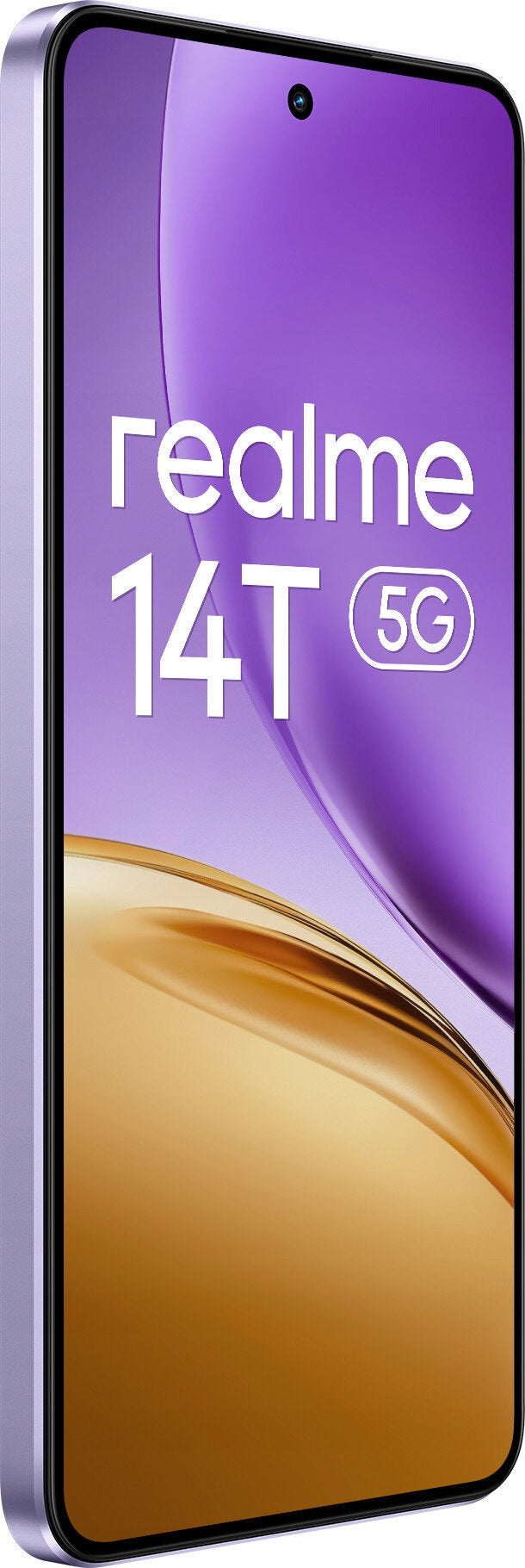 Smartphone realme 14T 5G 8/256GB Dual SIM NFC Amoled Purple Headphones included no