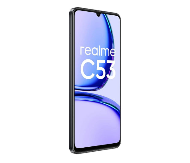 Smartphone realme C53 6/128GB Mighty Black Headphones included no