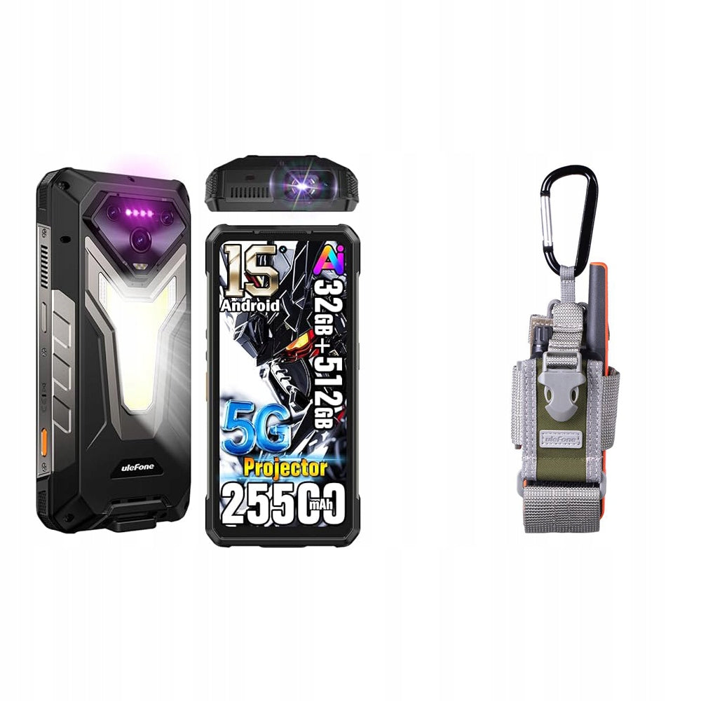 Smartphone with Projector Ulefone Armor 34 PRO Plus 5G 32(16+16)/512GB