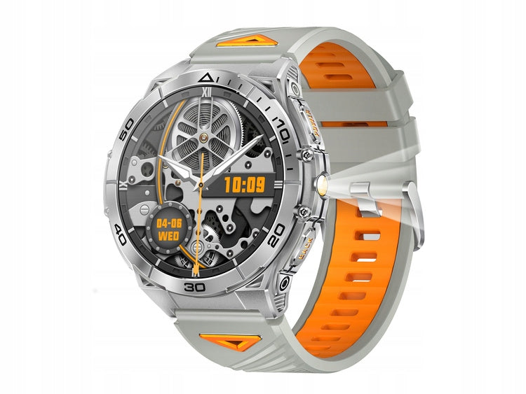 Smartwach Men's Off-Road Watch IP68 AMOLED GlacierX Dash Silver EAN (GTIN) 5907339232490