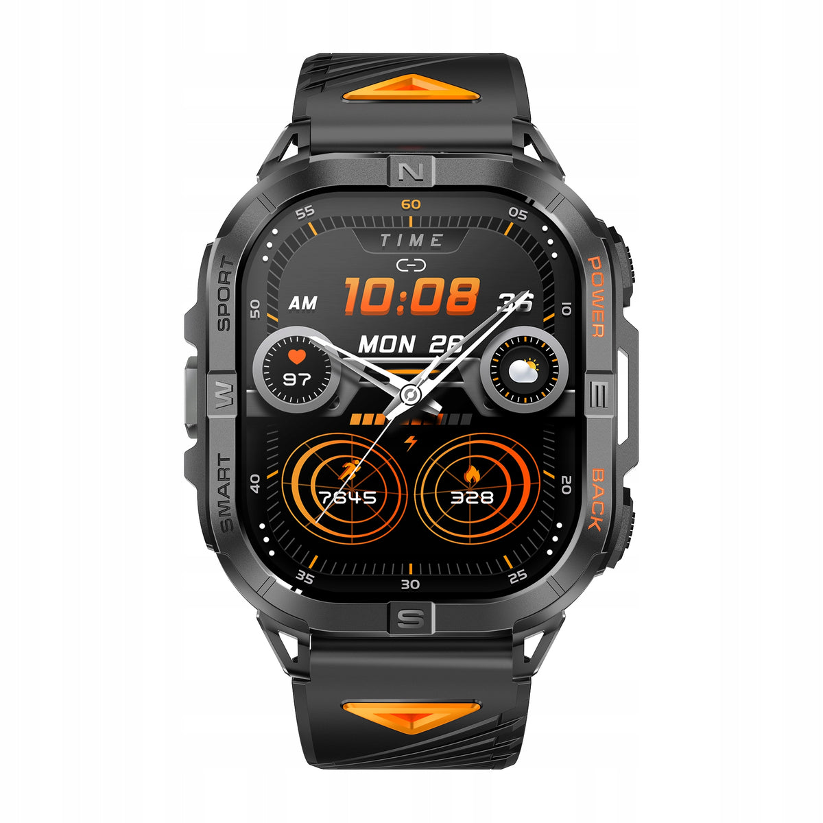 Smartwach Men's Sports Watch Function AMOLED GlacierX Drift Packaging status original