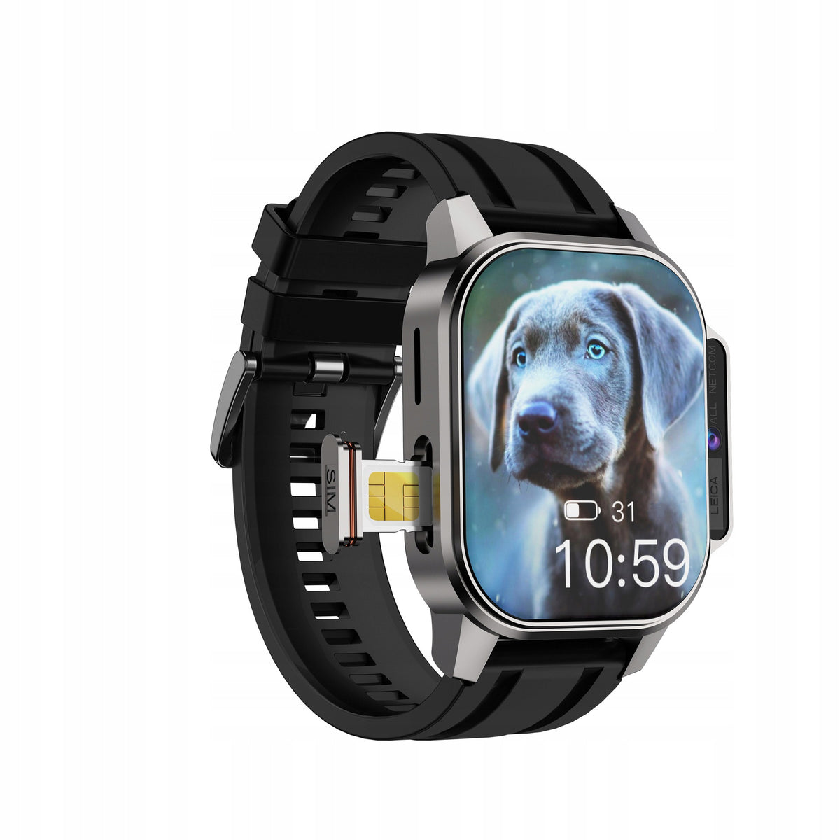 Smartwatch 4G LTE 2.04" | AMOLED | GPS | SIM | Camera | SOS | 2GB/16GB Packaging status original